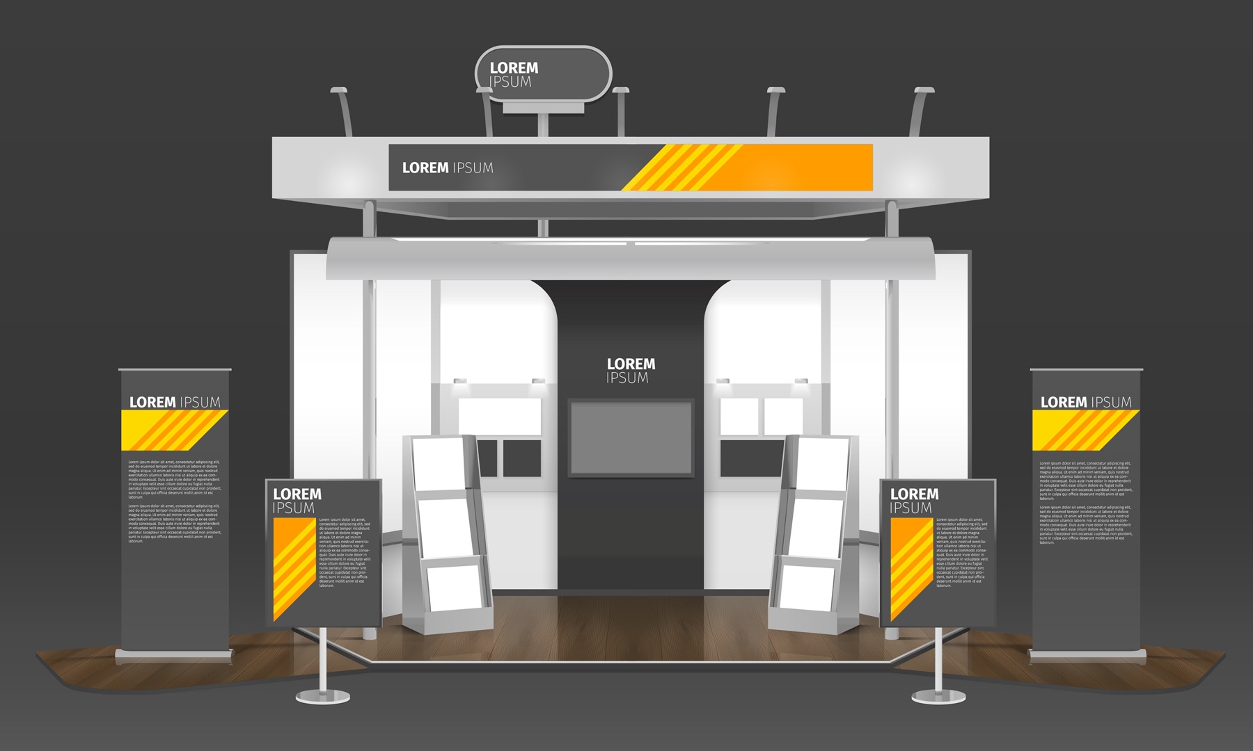 Gold booth